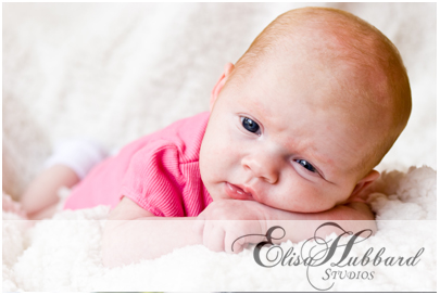 Danika, 1 Month - Newborn Baby Photography - Elisa Hubbard Studios