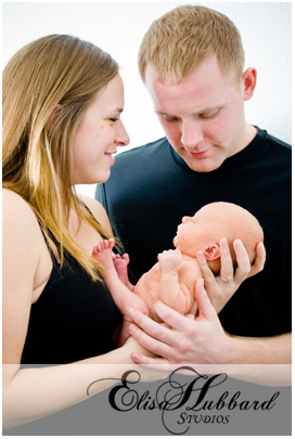 Jackson, Mom & Dad - Newborn  Family Photography - Elisa Hubbard Studios